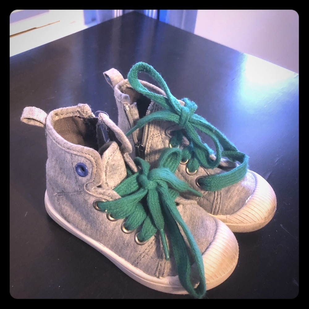Car and Jack boys high tops